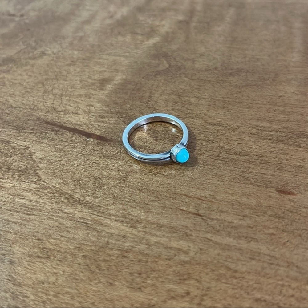 James Avery Tiny Turquoise Ring - image 2